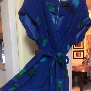 Lane Bryant Royal Wrap Dress